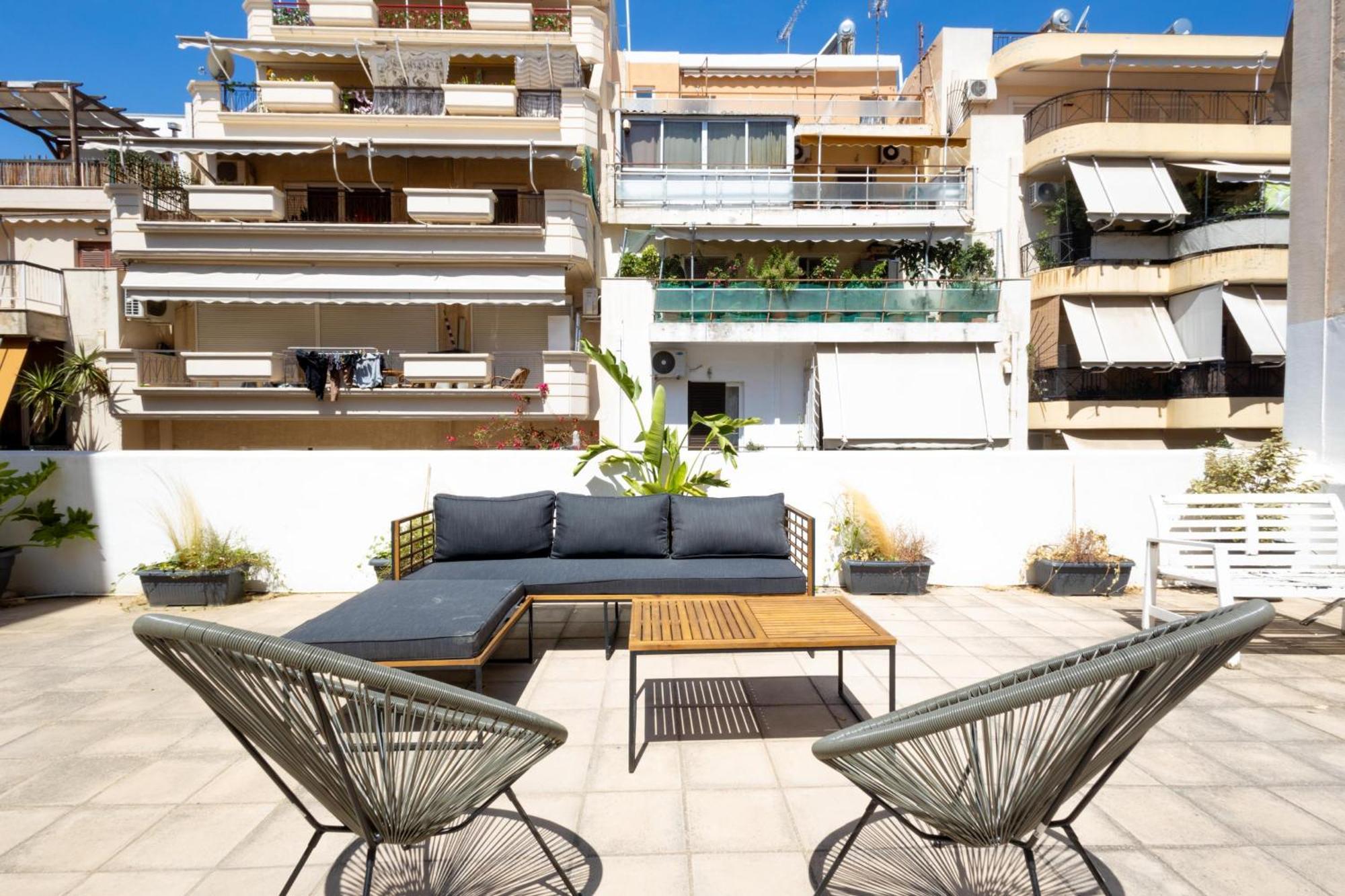 Renovated 5 Bdr House Near Acropolis - New Beds, Terrace & Green Yard Aten Exteriör bild